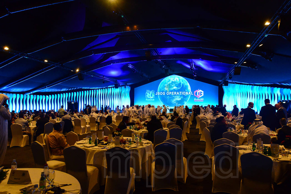 Ras Laffan Inauguration p3 indoor smd full color led display