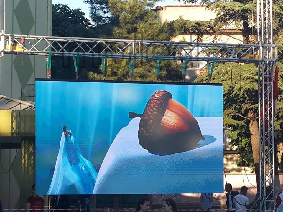 Turtek p10 outdoor smd3535 rental led display of 640 series