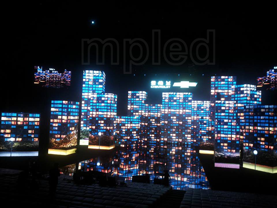 Chevrolet motor show P3 indoor smd2121 RGB led display