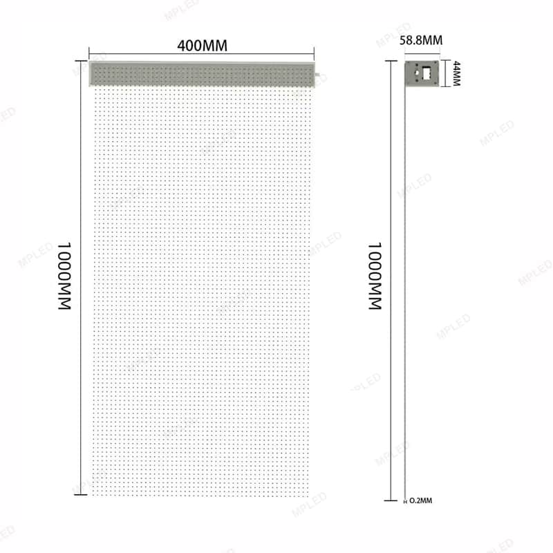 Film series P10  led display