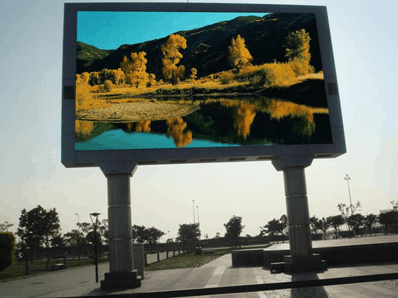 Japan 3 sets of 25.8 square meters P4 outdoor front maintenance MF series LED display